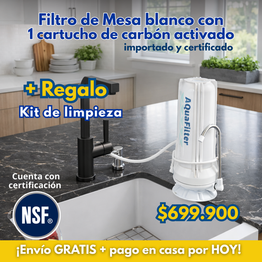Filtro de Mesa blanco